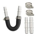 Upgrade Aluminum Engine Heater Core Bypass Kit Replacement For 626001 626-001 With 5 8inch 3 4inch Hose Connectors 