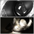 Pair Projector High Beam Black Housing Headlight Lamps Tool Kit Compatible With Lexus Sc300 Sc400 92-00