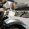 Car Sheet Metal Manual File Frame Milled Tooth Body Polishers Flexible File Adjustable Holder With 350mm Blade Crossed