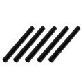 5pcs M3 X 50mm Round Aluminum Column Alloy Standoff Spacer Stud Fastener For Quadcopter Black 
