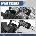 Dpi 13656 Factory Style 1-row Cooling Radiator Compatible With Dodge Durango Jeep Grand Cherokee L Wk 3 6l 2016-2022 Aluminum