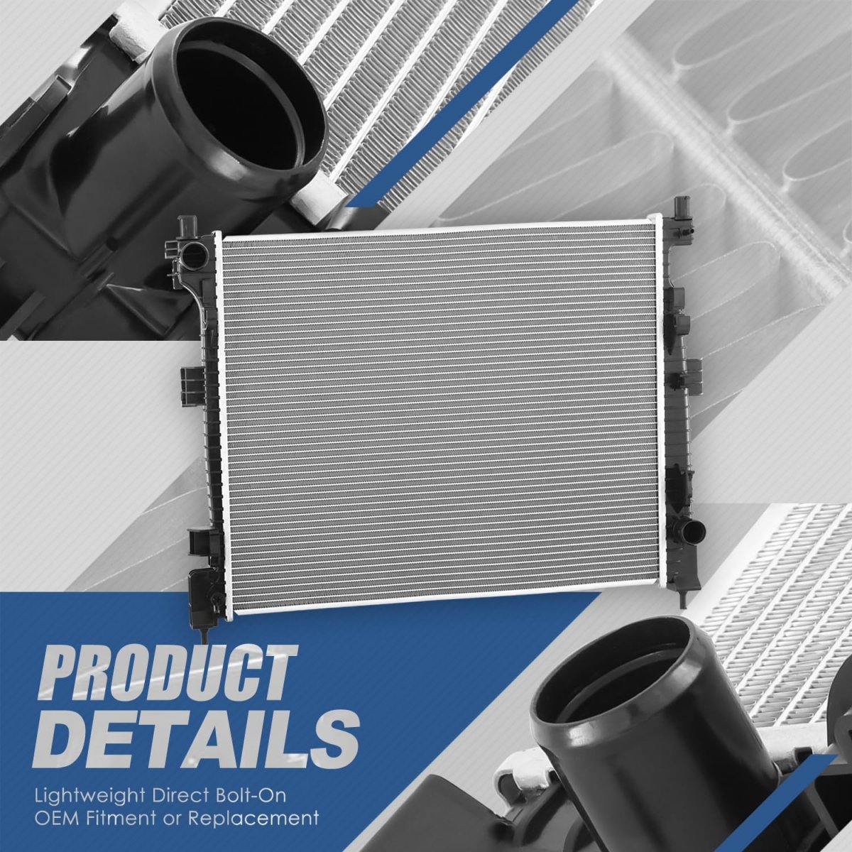 Dpi 13656 Factory Style 1-row Cooling Radiator For Dodge Durango Jeep ...