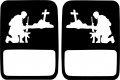 Jeeptails Fallen Comrade With Cross Tail Lamp Light Covers Non-led For Jeep Gladiator 