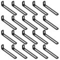 20 Pcs Adjustable Right Angle Brackets Slotted L-shape Corner 4 7 X1 2 X0 90 Degree Steel L Bracket Support For Shelves Wood 