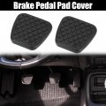 X Autohaux 2pcs Brake Clutch Pedal Pad Cover For Honda Accord Civic 46545 Sa5 000 Rubber Manual Replacement