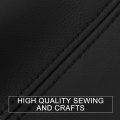 X Autohaux Pair Black Microfiber Leather Door Panel Armrest Cover Replacement For Volkswagen Beetle 1998-2010