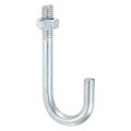 10 Pack J Bolts 5 16 -18 X 3 Concrete Cement Post Anchors 304 Stainless Steel Bolt With Nut For Pad Pouring Wood Projects White 