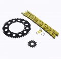 Kawasaki Klx300r 300 R Yellow O Ring Chain And Sprocket Black 13 48 110l