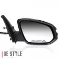To1321312 Factory Style Passenger Right Side Mirror Manual Folding Power Adjust Heated Glass Turn Signal Puddle Light