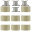 Caltric 8x Clutch Roller Weights With Sliders Compatible Suzuki Quadmaster 500 4x4 2000-2001