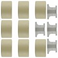 Caltric 8x Clutch Roller Weights With Sliders Compatible Suzuki Quadmaster 500 4x4 2000-2001