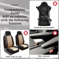 26 Pcs Fluffy Cow Print Car Accessories Seat Covers Full Set Plush Steering Wheel Fuzzy Armrest Belt Pad Headrest Handbrake