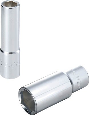 Deep Socket 6 Point 3 8 In Drive 6mm 3s-06l Metal Individual For Protruding And Seated Nuts