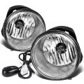 Auto Dynasty Front Driving Fog Lights With Switch Compatible Chrysler 300 05-10 Driver And Passenger Side Clear Lens