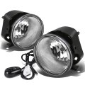 Auto Dynasty Front Driving Fog Lights With Switch Compatible Chrysler 300 05-10 Driver And Passenger Side Clear Lens