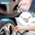 Uxcell 2 Pcs Car Air Chuck Tire Inflator Hose Adapter Locking With Valve Thread For Portable Pump
