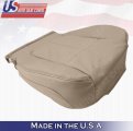 2011 2012 2013 2014 For Ford F150 Lariat Driver Bottom Perforated Leather Cover Tan