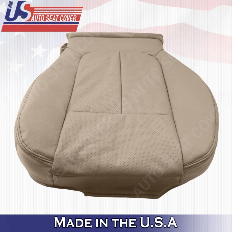 2011 2012 2013 2014 For Ford F150 Lariat Driver Bottom Perforated Leather Cover Tan