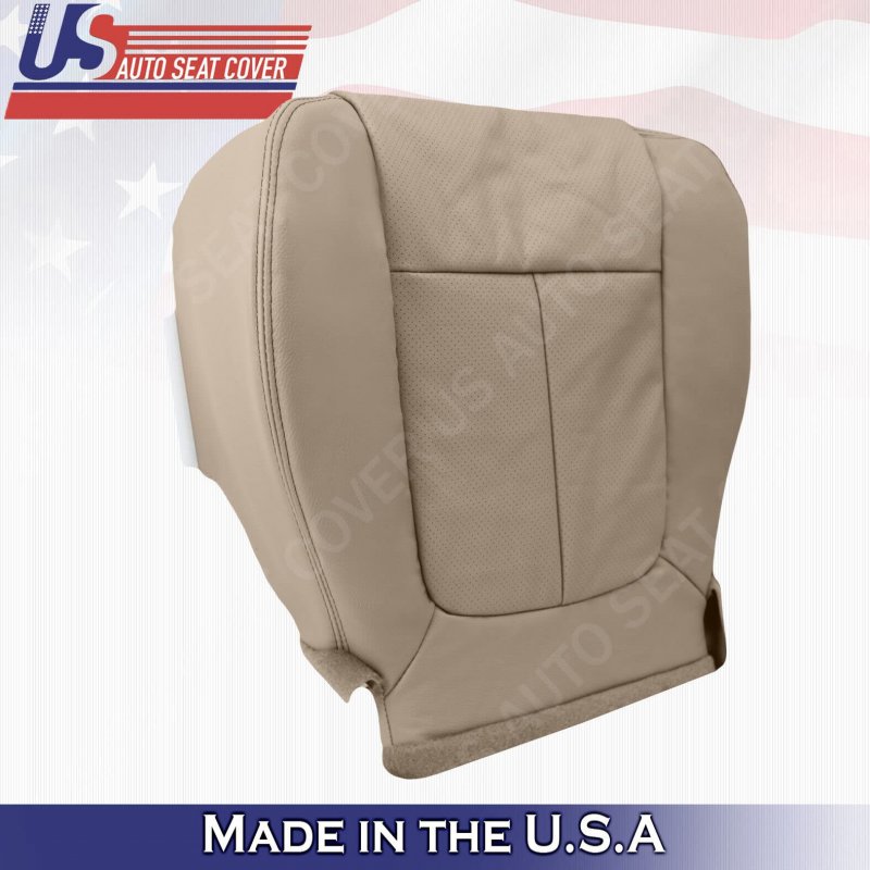 2011 2012 2013 2014 For Ford F150 Lariat Driver Bottom Perforated Leather Cover Tan