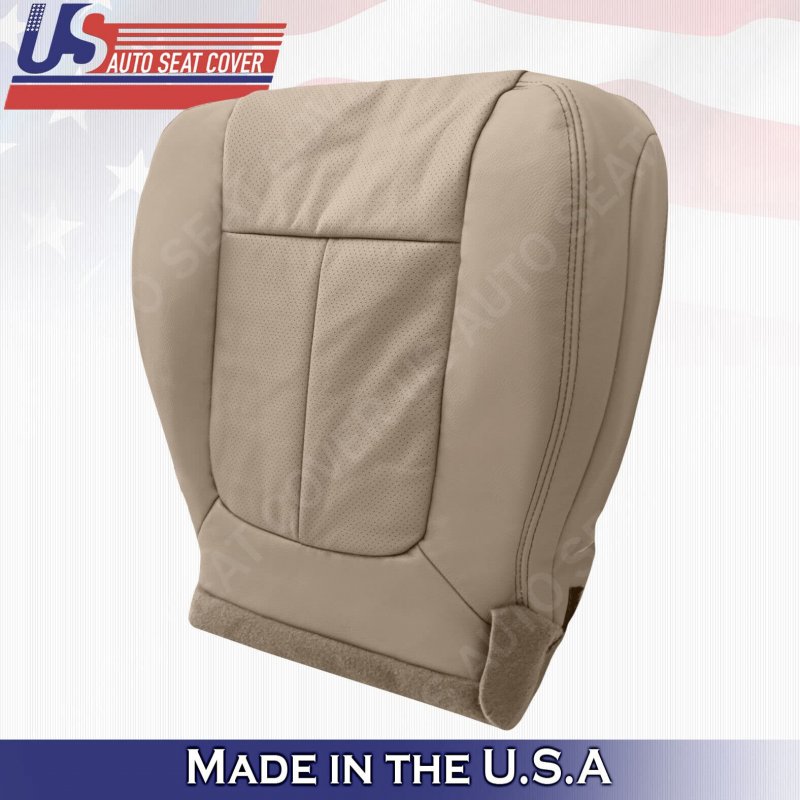 2011 2012 2013 2014 For Ford F150 Lariat Driver Bottom Perforated Leather Cover Tan