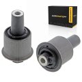 Control Arm Bushing Set For 2001 2002 2003 2004 Mercedes Benz Slk230 Natural Rubber Black 2 Piece Kit 0 4 Inside 1 91 In