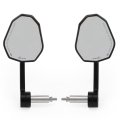 Aluminum Handlebar End Mirror 7 8 Side Mirrors Rear Long Bar For Motorcycles With 22mm Handlebars