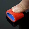 Silicone Radiator Coolant Hose Tube Kit With Clamps For Ford F100 F150 F250 Bronco Pickup 1968 To 1979 2 Piece Red Set
