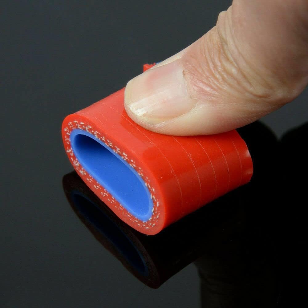 Silicone Radiator Coolant Hose Tube Kit With Clamps For Ford F100 F150 F250 Bronco Pickup 1968 To 1979 2 Piece Red Set