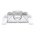 License Plate Light Lens For Dodge Avenger Challenger 2008 2014 Chrome Finish Clear Replacement 4805846ab Bulb Excluded 