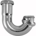 Keeney 10455xpcbn J Bend Sink Trap 17 Ga Brass Tubing 1-1 2 X Polished Chrome 