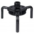 3 Jaw Adjustable Oil Filter Wrench Universal Claw Removal Tool With Drive Adapter For 75 In To 5 25 Filters Carbon Steel Gy0541 