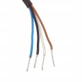 Uxcell M8 2m Female Right Angle 4 Pin Connector Aviation Socket Electrical Cable