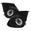Toyota Corolla Halo Projector Fog Lights with Clear Lens 