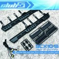 Club 5 Racing Stainless Step Down Rock-slider W Courtesy Lights For Scx10 Iii Jt Gladiator