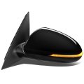 Auto Dynasty Ki1320221 Factory Style Driver Left Side Mirror Manual Folding Power Adjust Heated Glass Turn Signal Blind Spot 