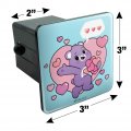 Care Bears Unlock The Magic Share Bear Sharing Hearts Tow Trailer Hitch Cover Plug Insert