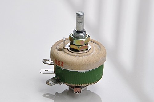 Electronics-salon 25w 1k Ohm High Power Wirewound Potentiometer Rheostat Variable Resistor