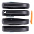 Front And Rear Driver Passenger Side Exterior Door Handle Black For Ram 1500 2500 3500 4500 5500 2010-2020 