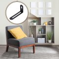 20pcs Adjustable L-shape Corner Brace 9 X 2 1 0 6 Metal Slotted 90 Degree Right Angle Shelf Bracket Support For Wooden 