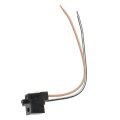 Headlight Connector For Buick Commercial Chassis Lesabre 1991 1992 Plastic With Metal Contact Terminals Push On Blade Terminal 