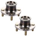 Wheel Hub Bearing Assembly 541009 For Pontiac G3 2009 2010 Chevrolet Aveo 2004 2011 And Aveo5 2007 Wave 2005 2008 4 Abs 2 Pack 