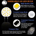 Jsvsal 4-pack Dimmable G8 Led Bulb 3 Watt Daylight White 5000k Ac110-130v 30w Bi-pin Base Halogen Light Equivalent For Under