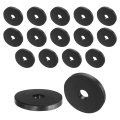 16pcs Rubber Spacers 40mm Od 10mm Id 5mm Height Round Anti Vibration Spacer Bushing Grommets Thick Washers For Home Car 