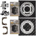 Niche Front Brake Rotor Caliper Pad Kit For Polaris Ranger 570 Etx