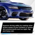 Kuafu Led Side Marker Light Compatible With 2015-2022 Dodge Charger Clear Lens 4pcs Front Rear White Lights Replacement For