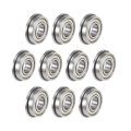 F6900zz Flanged Ball Bearing 10mmx22mmx6mm Double Shielded Chrome Steel Deep Groove Bearings 10pcs 