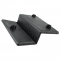 Carbhub Front Center Console Mat Rubber Black Fit For Ram 1500 13-15 2500 10-15 3500 4500 14-15 5500
