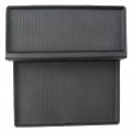Carbhub Front Center Console Mat Rubber Black Fit For Ram 1500 13-15 2500 10-15 3500 4500 14-15 5500