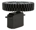 3 10 Inch Black Press Fit Wheels Pair 