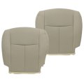 Secos Driver Passenger Bottom Perforated Leather Seat Cover Tan For Nissan Rogue 2014 2015 2016 